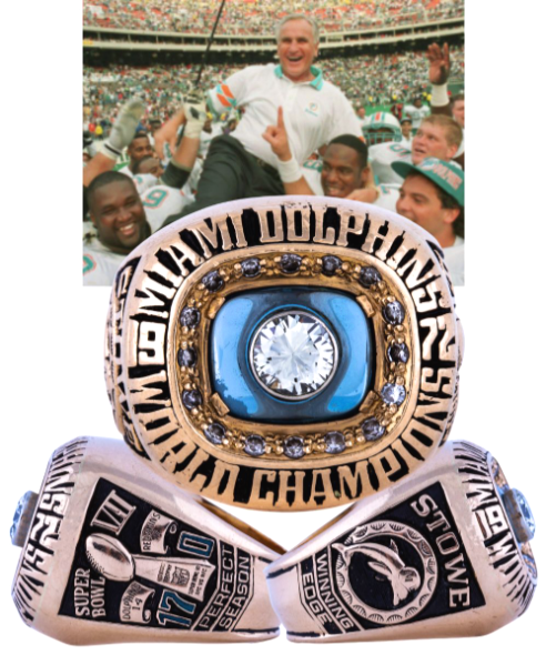 miami dolphins super bowl rings for sale