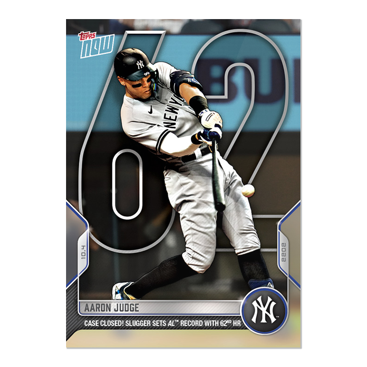 Notes: Judge Sets Topps Now Record; Rare Trout Card; Upper Deck