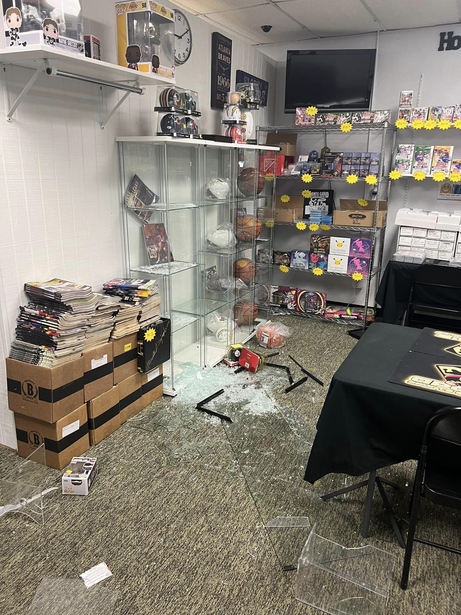 Texas Card Shop Owners, Both Veterans, Victimized by Thieves on