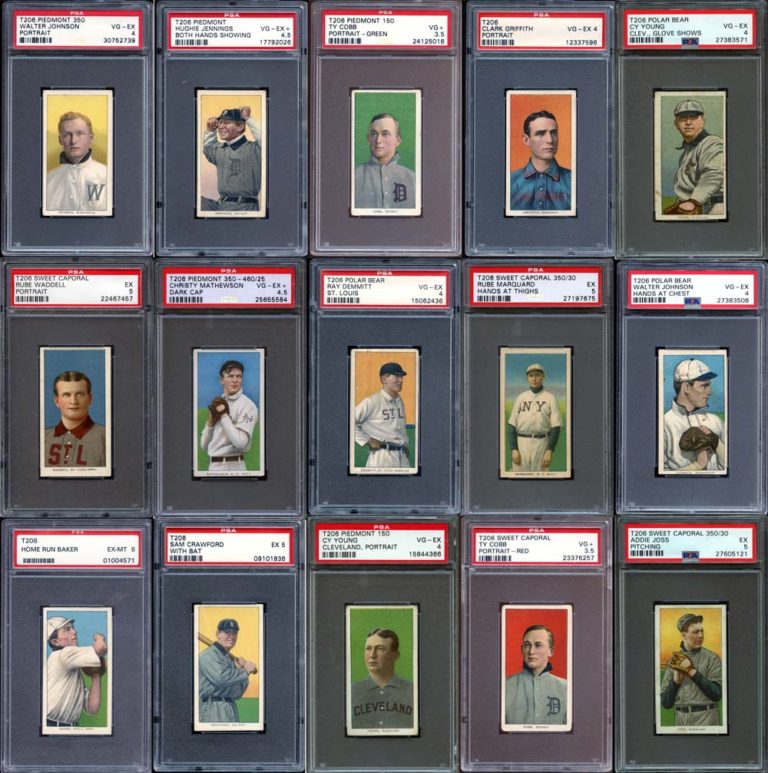 T206 Set, Gehrig Cards, HighEnd Memorabilia Part of New SCP Auctions