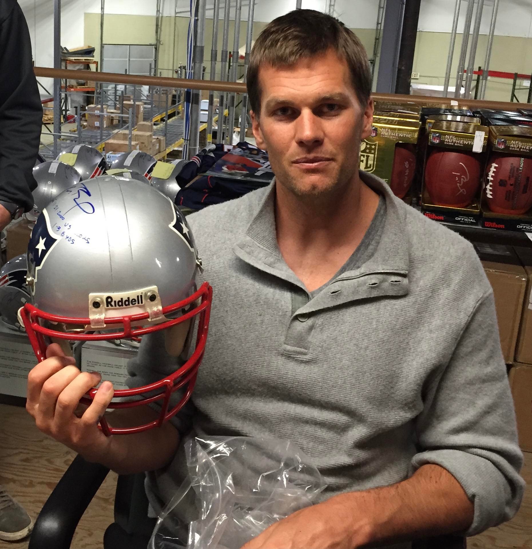 The Story Behind Tom Brady's First NFL Helmet
