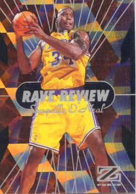 1997-98 Skybox Z-Force Rave Review Scores High Marks for Top NBA Stars