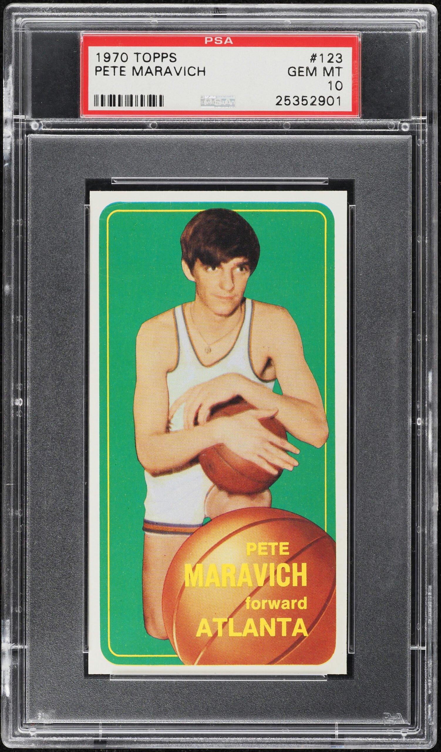 A History-Making Maravich: Panini America Documents Production of