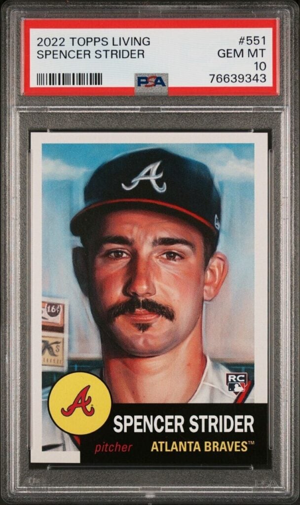 Better Than a Box: On The Strength of the Stache, Spencer Strider vs 2023  Topps Pristine
