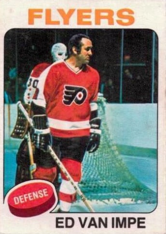 1975-76 Autographed Philadelphia Flyers Card Group of 6