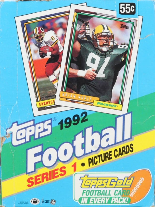1991 Score Football Series 2 Box of Trading Card Packs - Possible Bret  Favre Rookie Card