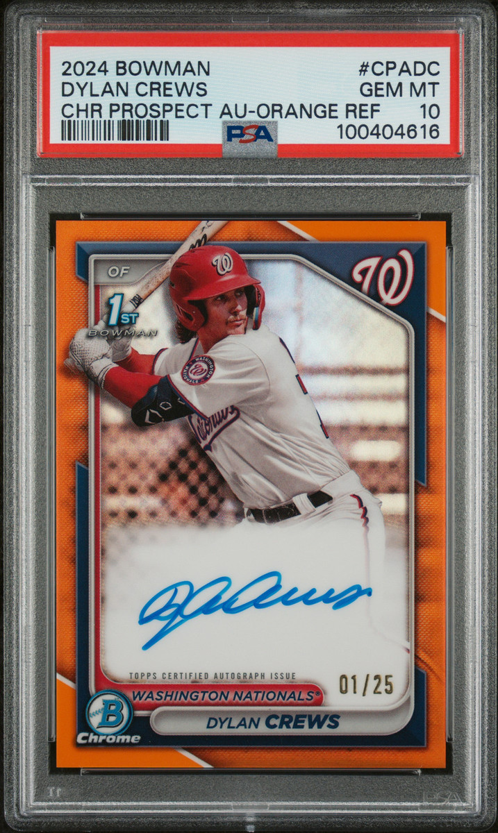 Dylan Crews Baseball Cards Among Market's Hottest