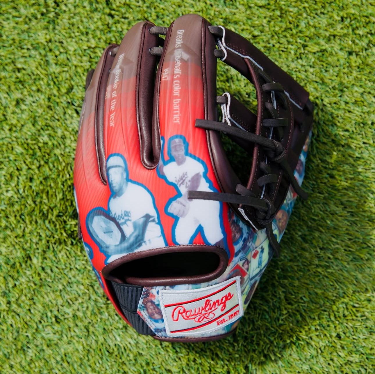Lindor's Glove a Baseball Card Ode to Jackie Robinson