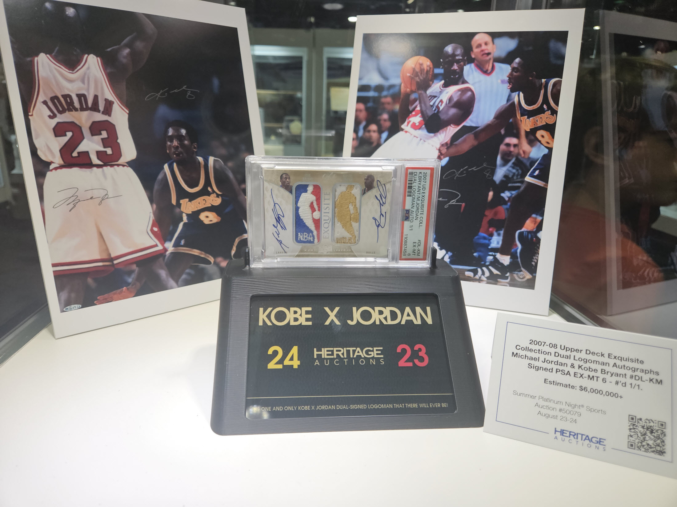 Basketball Card Record Incoming? 2007 Exquisite Kobe-MJ