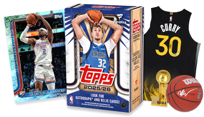 Fanatics Exclusive Value Boxes Arrive for 2025-26 Topps NBA