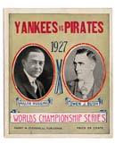 1927 World Series Program