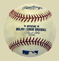 Barry Bonds\' 762nd home run baseball 