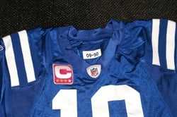 Game-worn Peyton Manning jersey