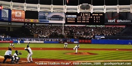 Yankee Stadium closing artwork